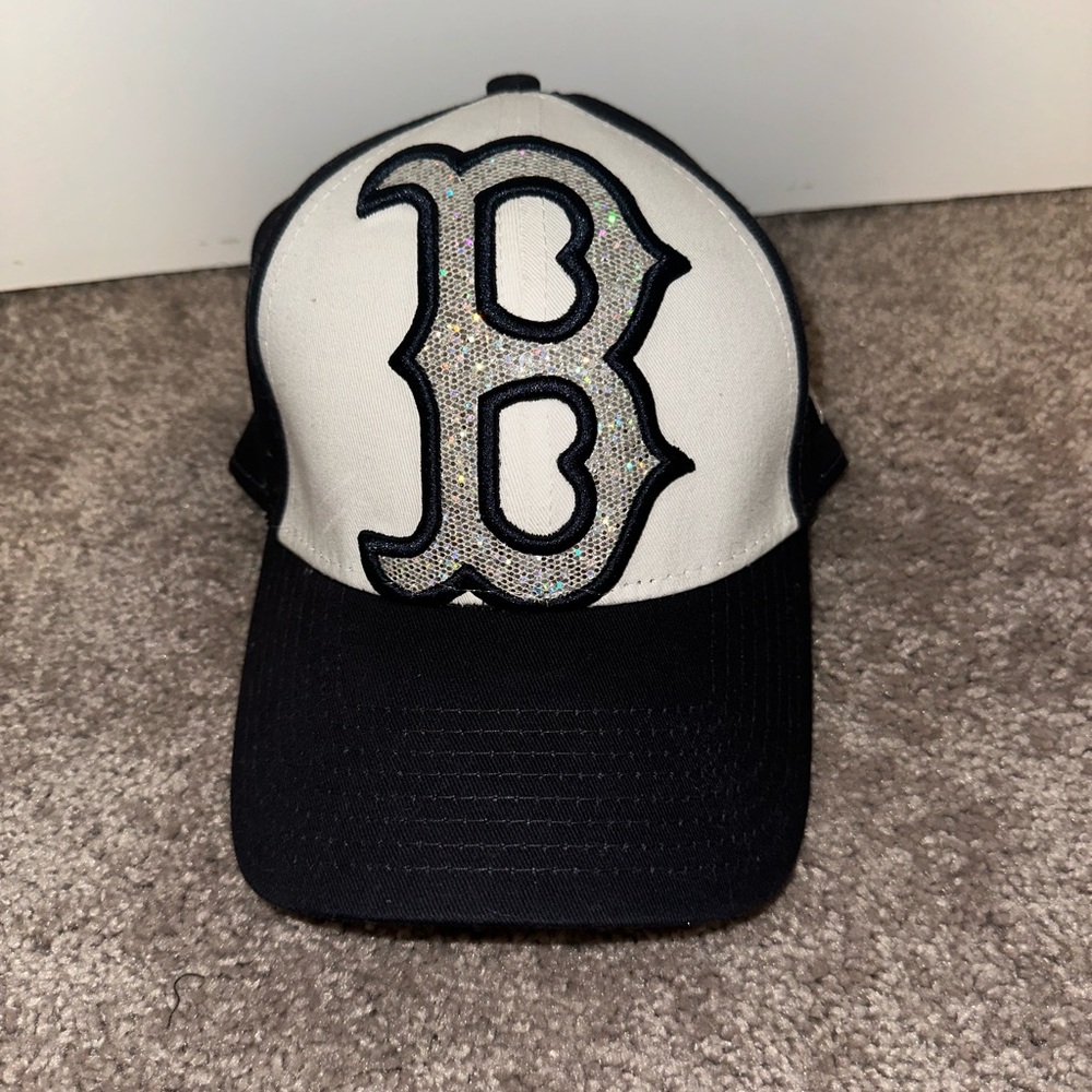 Boston Red Sox Official Merch women’s hat - navy/white/silver sequin